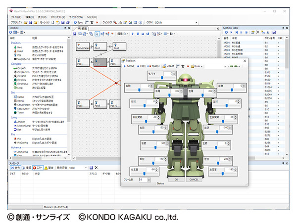動くモビルスーツ「ザク」を作ってみたい！バンダイがガンダムの世界観「ZEONIC TECHNICS」をおもちゃショーで稼働展示　サウンド付きで迫力ある動きを披露