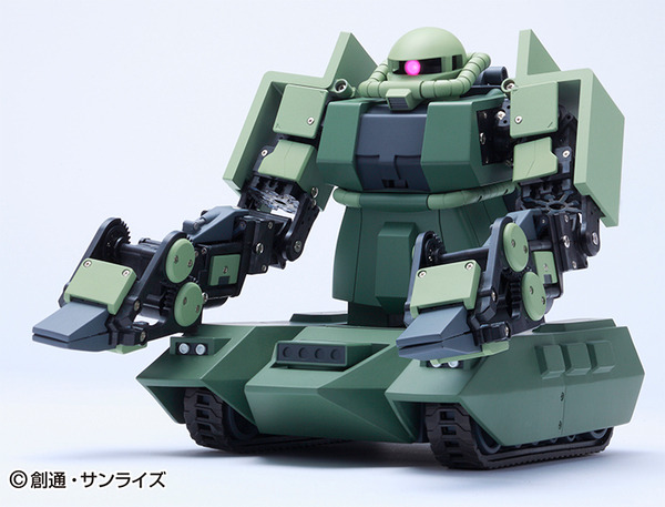 動くモビルスーツ「ザク」を作ってみたい！バンダイがガンダムの世界観「ZEONIC TECHNICS」をおもちゃショーで稼働展示　サウンド付きで迫力ある動きを披露