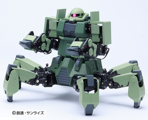 動くモビルスーツ「ザク」を作ってみたい！バンダイがガンダムの世界観「ZEONIC TECHNICS」をおもちゃショーで稼働展示　サウンド付きで迫力ある動きを披露