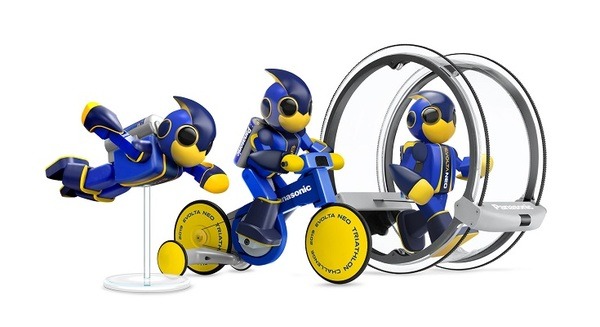 泳ぐ、バイク、走る、エレベータに乗る！エボルタNEOくんがトライアスロン挑戦へ！東京2020オリンピックの競技会場が舞台