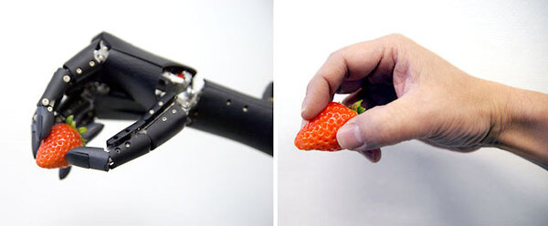単純制御でさまざまな物をつかむ5本指ロボットハンド「F-hand」NEDOらが研究機関に無償貸与へ