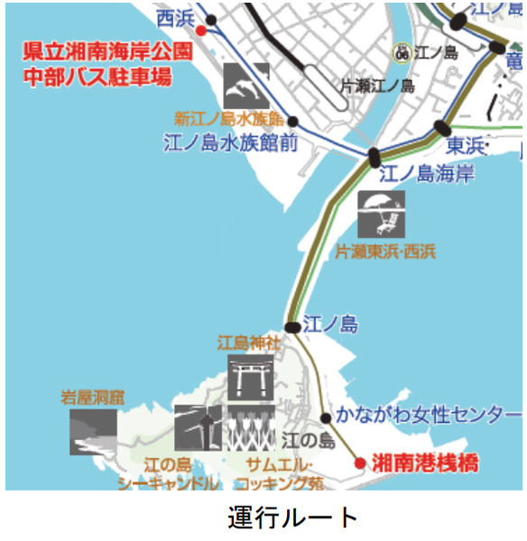 今年も自動運転バスが江ノ島の公道を走る！昨年の2倍、約4kmに延伸、信号機との連携や右折の自動化も(試乗の一般公募あり)