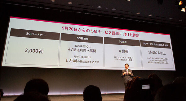 【速報】ドコモが「5Gプレサービス」を9月20日からスタート！佐藤健さんが5Gをプレ体験「5Gが日常に近づいている」