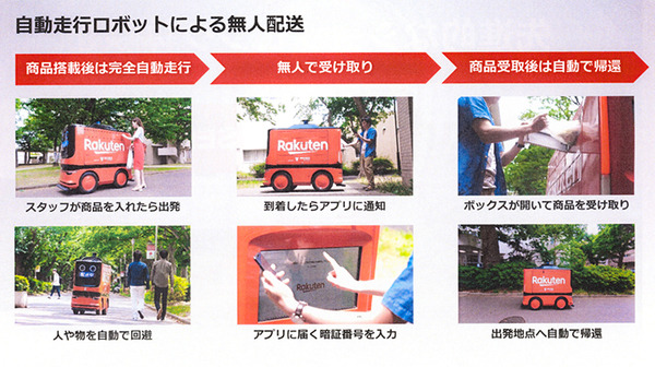 【日本初】楽天と西友が無人の自動走行ロボット「UGV」で商用配達サービス開始へ　写真と動画でレポート