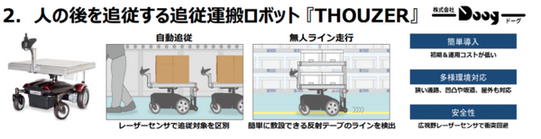 棚ごと運ぶ物流ロボットや自動追従ロボットのソリューションセミナー開催 協栄産業とギークプラス共催