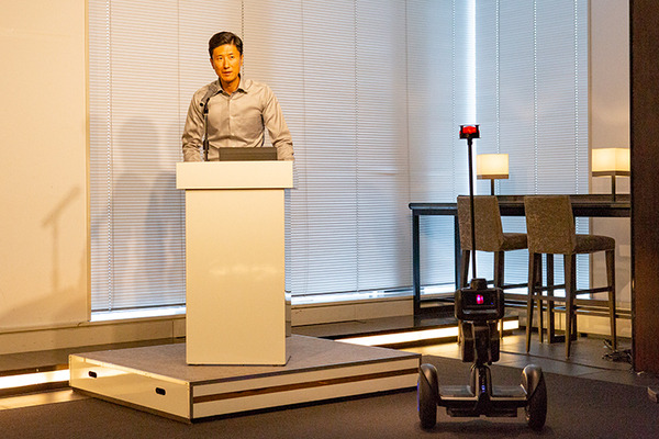 AI警備ロボット「Nimbo」(ニンボ)が日本上陸！セグウェイがベースでコンパクト　自律移動&遠隔操作　全日警とCBCが連携