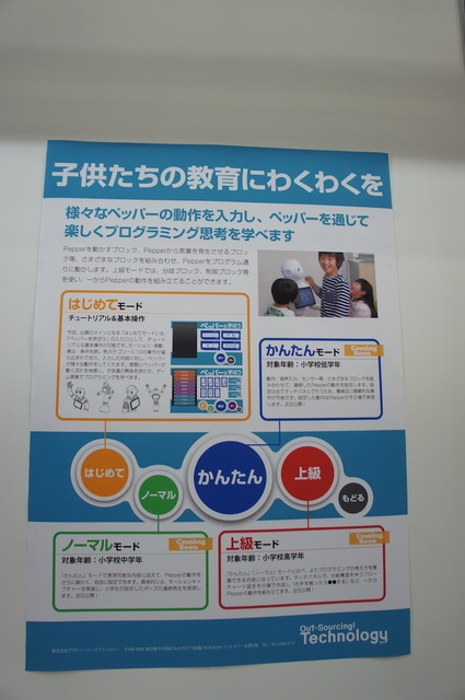 Pepper Innovation Challenge 2015決勝進出アプリ（展示会場）