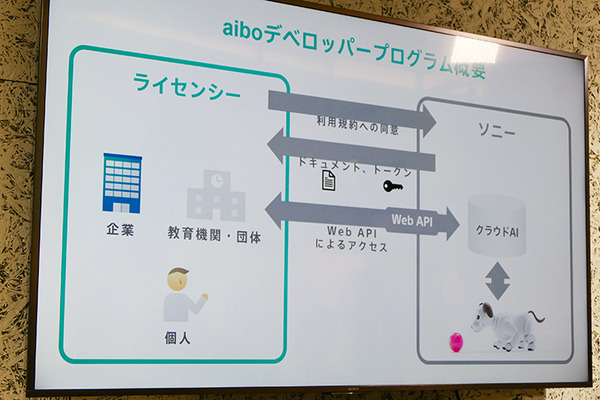 誰でもaiboの動きを自由にプログラミングできるように aibo APIが一般公開