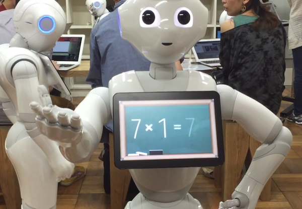 Pepperと九九レッスン02