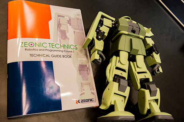 動かせるザク「ZEONIC TECHNICS」本格的なロボット開発教材をバンダイがついに公開！プログラミングツールやアクション操作が明らかに