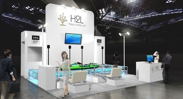 5G向けボディシェアリング遠隔操作ロボットを国際ロボット展で動態展示　H2Lがドコモと共同開発