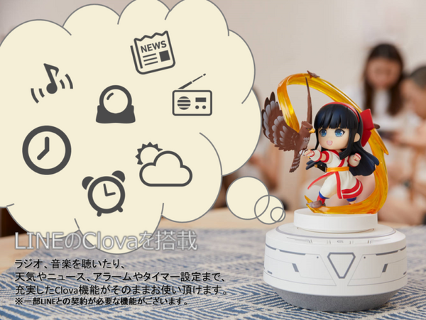 「サムライスピリッツ」の人気キャラクター「橘 右京」と「ナコルル」のAIフィギュア発表「LINE Clova」搭載　Tencent社