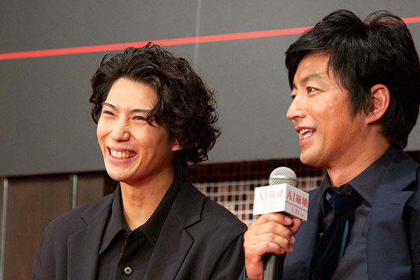 近未来サスペンス超大作「AI崩壊」完成報告会見に出演者らが集結！大沢たかお/賀来賢人/岩田剛典/広瀬アリス/三浦友和