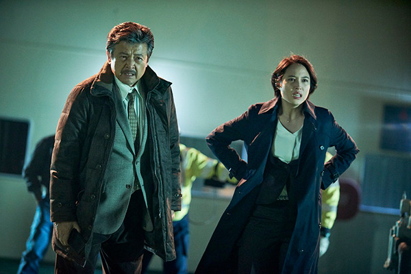 近未来サスペンス超大作「AI崩壊」完成報告会見に出演者らが集結！大沢たかお/賀来賢人/岩田剛典/広瀬アリス/三浦友和