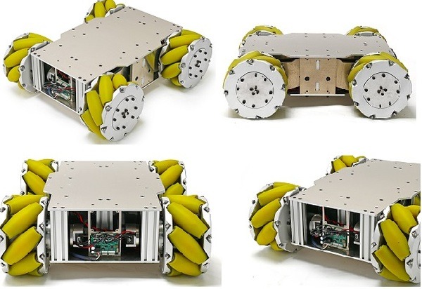 可搬重量約120kg　ヴイストンの研究開発用台車ロボット「メカナムローバーG120」発売　国際ロボット展で展示