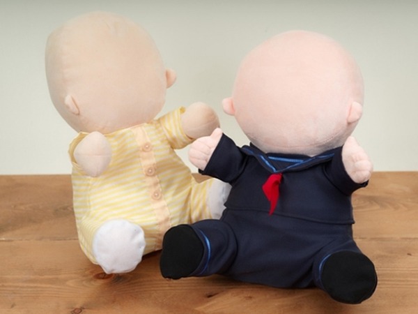 顔がないのはなぜ?　ヴイストンが癒やし効果の赤ちゃんロボット かまって「ひろちゃん」発表