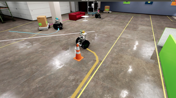 NVIDIAがロボット開発向け3D環境シミュレータ「Isaac Sim」をリリース　ロボットの動き、AI認識、センサーなどを仮想空間でテスト