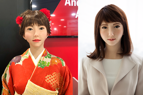 【世界初】日テレのアンドロイド女子アナ「アオイエリカ」がCES2020に着物姿で参加、英語でコミュニケーション