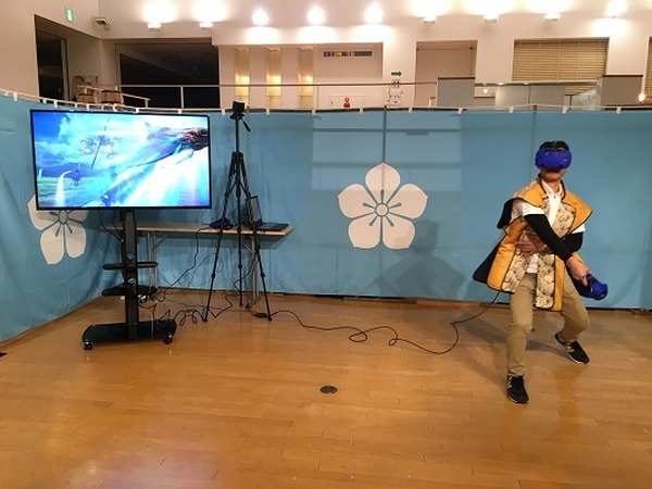 大河ドラマ「麒麟がくる」の主人公、明智光秀と戦う本格VRチャンバラアトラクションが「明智光秀博覧会2020in可児市」で開始