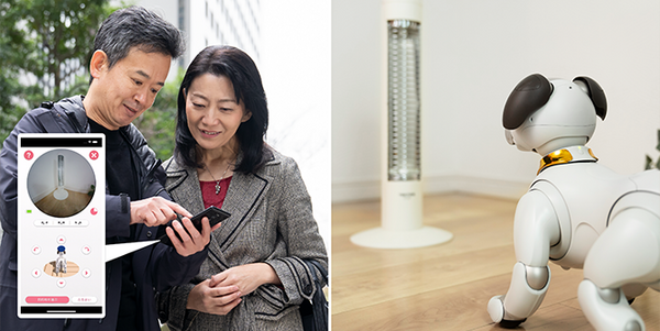 ソニーのaiboとセコムのホーム・セキュリティサービスが連携　お出かけとお帰りを楽しく演出