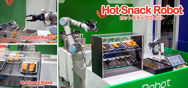 そばロボット、どんぶり食洗ロボット、ビール提供ロボットをコネクテッドロボティクスが展示会で公開へ