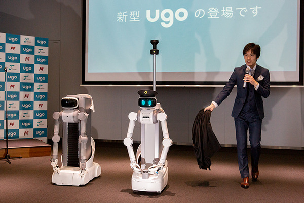 警備ロボットの新型「ugo」(ユーゴー)を大成とMiraが初公開　遠隔操作と自律移動のハイブリッド　実証実験で見えた課題と改良点