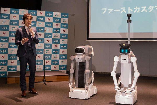 警備ロボットの新型「ugo」(ユーゴー)を大成とMiraが初公開　遠隔操作と自律移動のハイブリッド　実証実験で見えた課題と改良点