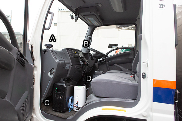 日本通運がソフトバンクのローカル5Gを活用した「スマート物流」を公開　LPWA、LiDAR、加速度センター、集荷配車システムをデモ　シャープも協力
