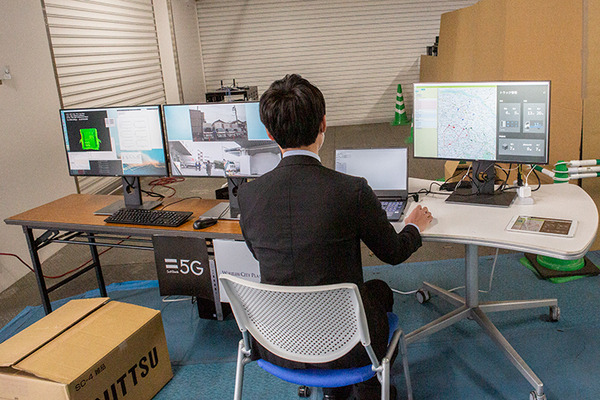 日本通運がソフトバンクのローカル5Gを活用した「スマート物流」を公開　LPWA、LiDAR、加速度センター、集荷配車システムをデモ　シャープも協力