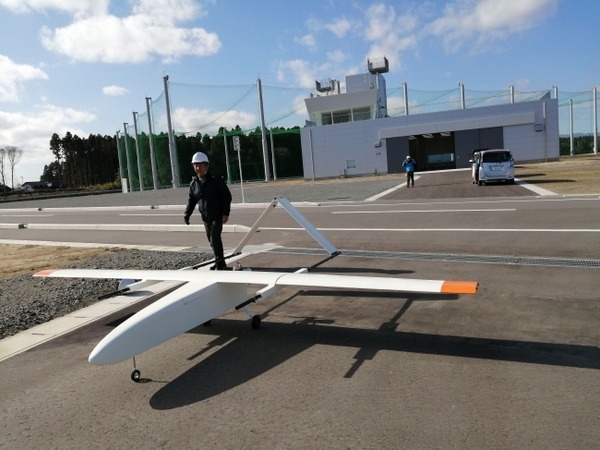 テララボが福島ロボットテストフィールドで長距離ドローンを活用した大規模災害対策システムを研究開発