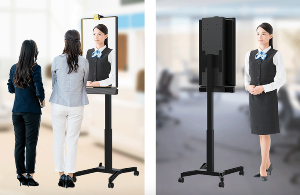 テレコミュニケーションシステム「TeleMo Duo」発売　有線LANに繋ぐだけ　新型コロナ対策のテレワークや接客、受付などに