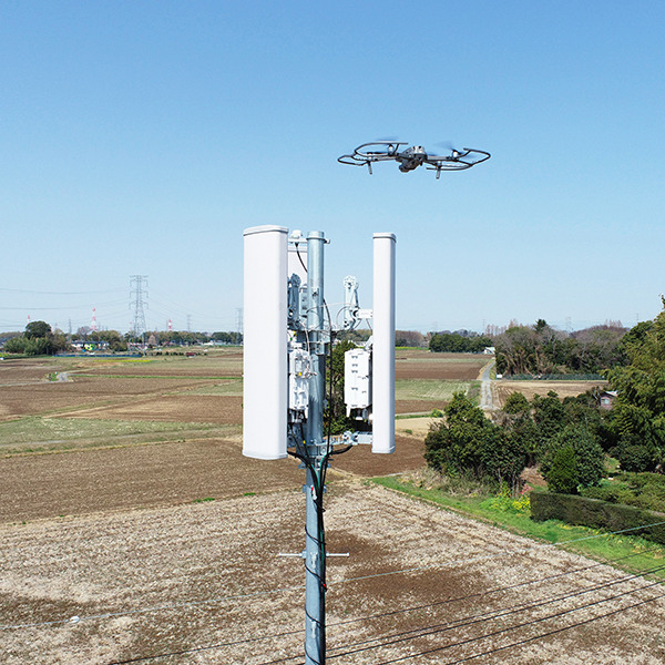 楽天モバイルと楽天AirMapが携帯電話の基地局の検査にドローンを活用  モバイルエリア拡大の加速を目指す