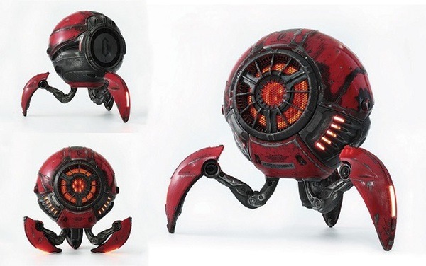 【近未来感】高音質・最新鋭の球体ロボット型ワイヤレススピーカー「Gravastar」襲来！ウェザリングが秀逸　モバイル仕様