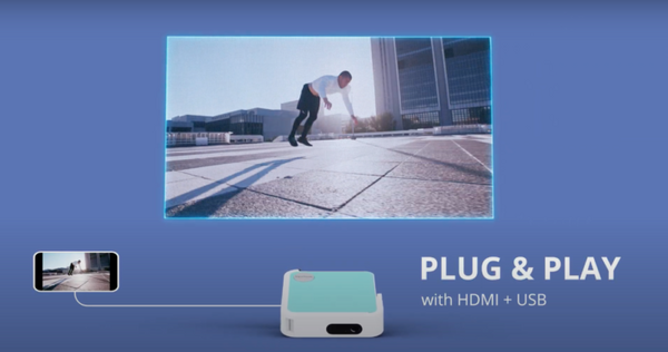 約11cm ポケットサイズのプロジェクター「M1 mini」発売　最大80インチ投影画面、JBLスピーカー搭載　価格は19,800円
