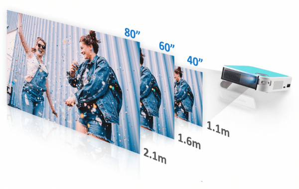 約11cm ポケットサイズのプロジェクター「M1 mini」発売　最大80インチ投影画面、JBLスピーカー搭載　価格は19,800円