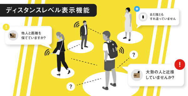 MAMORIOのすれ違い追跡で「ソーシャルディスタンス」を管理　濃厚接触者を割り出すレポート機能も追加