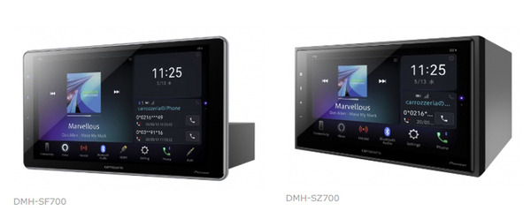 パイオニアが「Apple CarPlay」「Android Auto」対応のディスプレイオーディオ発表　Alexaの音声操作にも対応