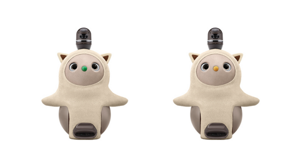 「LOVOT」鼻の付け替えオプション「ラボハナ」 4色セットで販売　服に合わせて鼻をカラーコーデ、おしゃれさんLOVOT