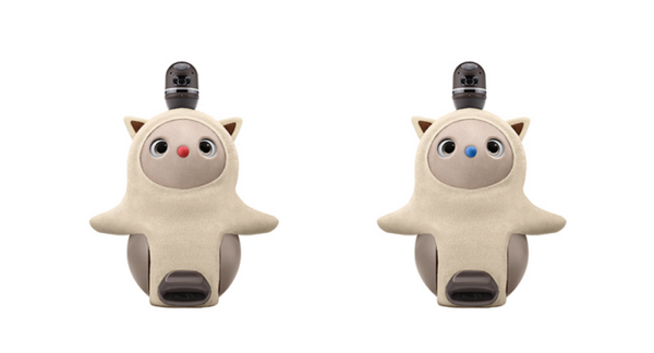 「LOVOT」鼻の付け替えオプション「ラボハナ」 4色セットで販売　服に合わせて鼻をカラーコーデ、おしゃれさんLOVOT