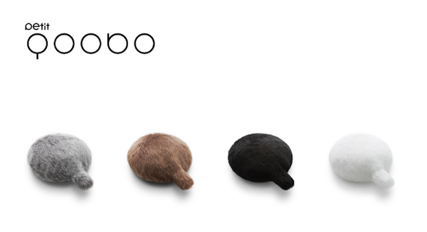 小さなしっぽロボット「Petit Qoobo」(プチ・クーボ) 予約販売の受付開始！音に反応し、耳を当てると鼓動を感じる生きもの感