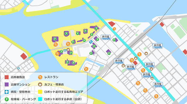 モビリティロボ「RakuRo」を5台月額1万円でユーザーに提供 ZMPが高層マンションモデルを発表