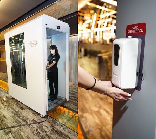 通り抜けるだけで全身を除菌する「クリーンゲート」六本木のナイトクラブ「V2 TOKYO」に日本初導入