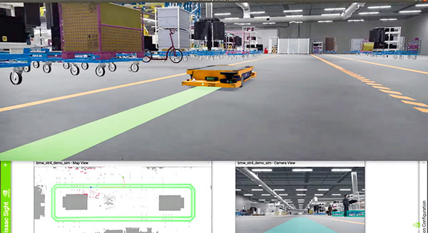 NVIDIAがロボット向け3D仮想空間シミュレータ最新版を発表「Isaac SDK」はBMWが物流ロボット開発に活用した機能も搭載