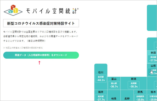 【速報】県をまたぐ移動制限解除　どれくらいの人が県外へ移動したのか? NTTドコモ「モバイル空間統計」で県間移動人口を公開