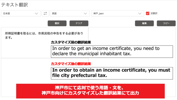 NTTドコモと神戸市「みらい翻訳」で外国人と円滑な会話をめざす　公的な手続きや災害時での実用性を実証事業で確認へ