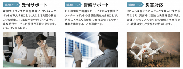 東京警備保障が遠隔操縦ロボットの「アバター警備＆接客サービス」提供開始　病院や大学、工場やビル等の施設利用を想定