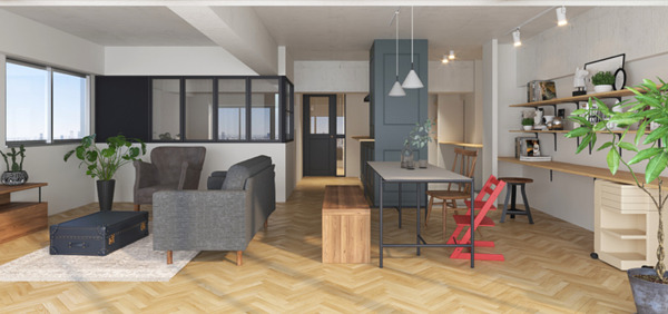 リノべる 最新の住宅向けIoTデバイスなどが体験できるショールームを恵比寿にオープン 内装にはAIが提案する「GRAND」を採用