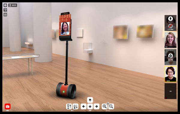 展示会場に行けなくても遠隔ロボットでリモート参加「あるがままのアート展」で運用開始　家族や友人と一緒に参加もOK