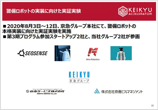 京急本社で警備/案内ロボットの実証実験　遠隔操作と自動運転で巡回と案内、検温も　シークセンスの警備ロボとMiraのアバターロボ