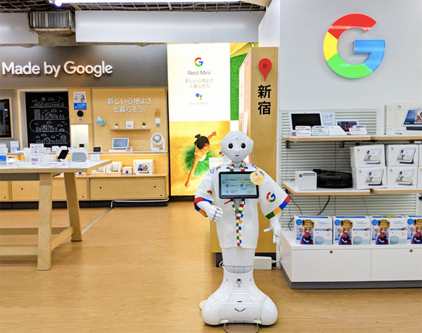 ビックカメラのGoogleコーナーで「Pepper」が遠隔接客　オペレータが操作して商品紹介からクロージングまで非対面接客を実施